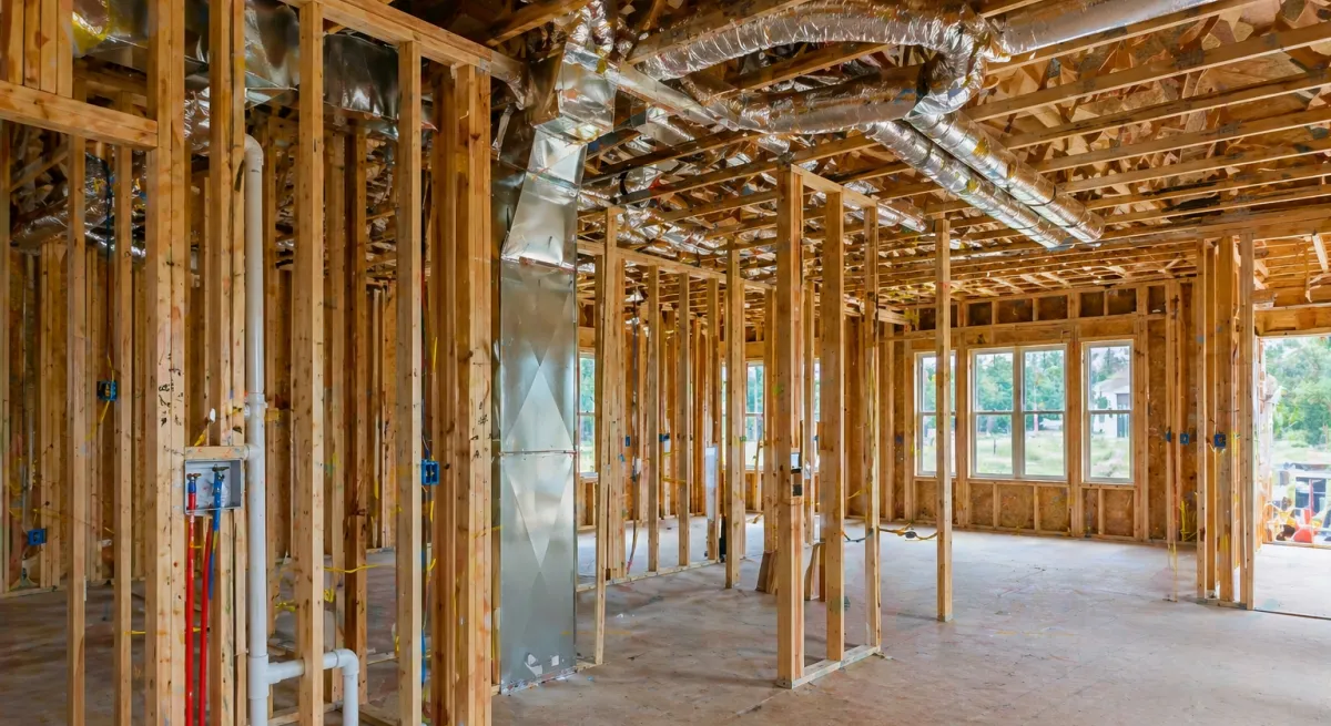 New construction HVAC installation in a stick-built home - B&A Heating and Air Conditioning in Hot Springs, AR